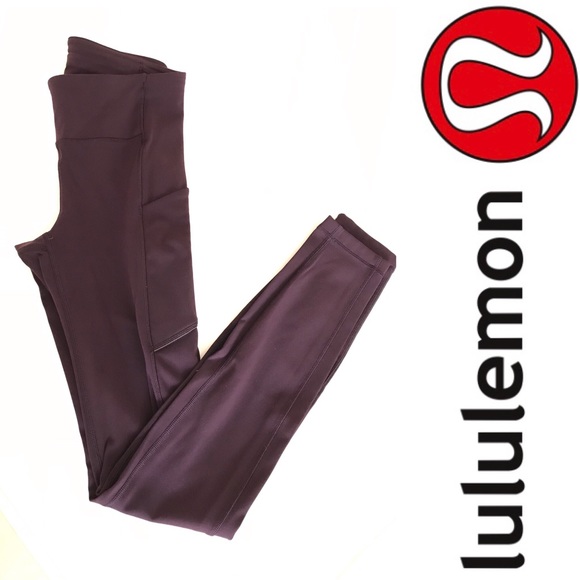 Lululemon Purple High Waist 7/8 Length Legging - Picture 1 of 3